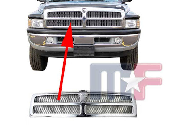 Frontgrill Chrom Dodge Ram 94-02 (BESCHÄDIGT)