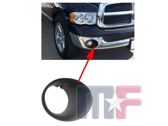 Rahmen Nebelscheinwerfer Ram Pickup 03-08* rechts