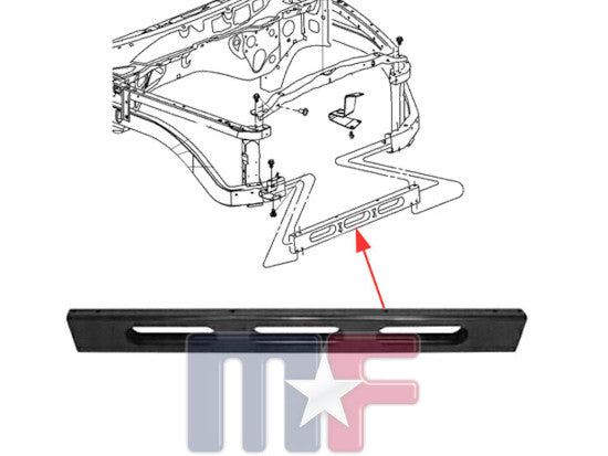 Kühlerträger Querträger Dodge Ram 02-09