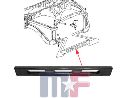 Kühlerträger Querträger Dodge Ram 02-09