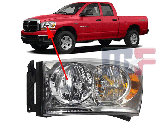 US-Scheinwerfer Ram Pickup 07-08/09 links