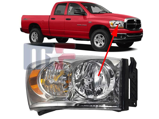 US-Scheinwerfer Ram Pickup 07-08/09 rechts