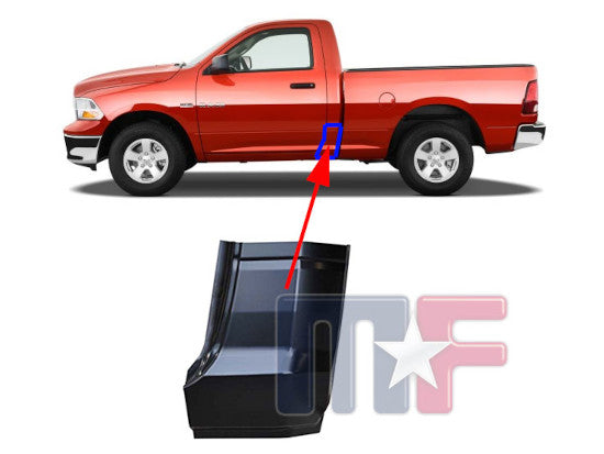 Kabinenecke Reparaturblech rechts Dodge Ram Standard Cap 09-21