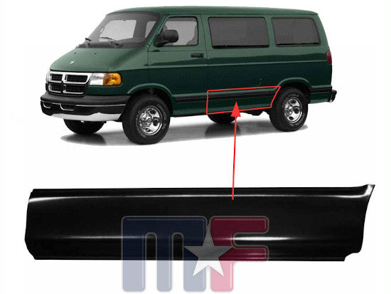 Schwellerblech links Dodge Ram Van 71-03
