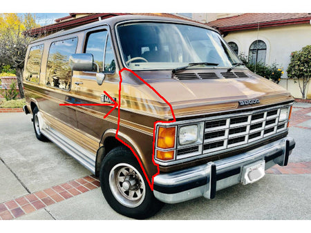 Kotflügel rechts Dodge Van Bj. 79-93