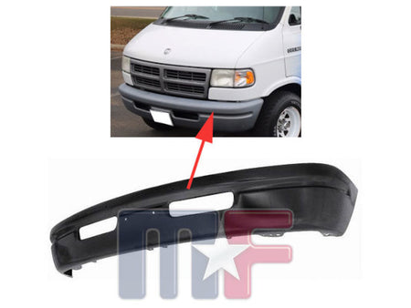 Stoßfänger vorn schwarz Dodge Van Bj. 94-97