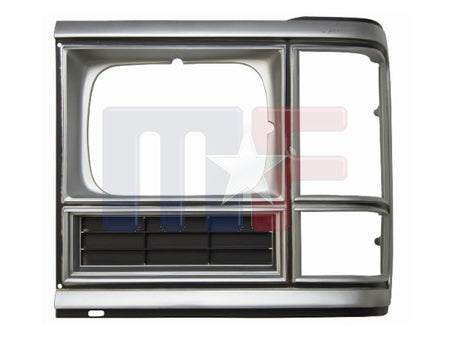 Lampenrahmen links chrom/silber/schwarz Dodge Van Bj. 86-93