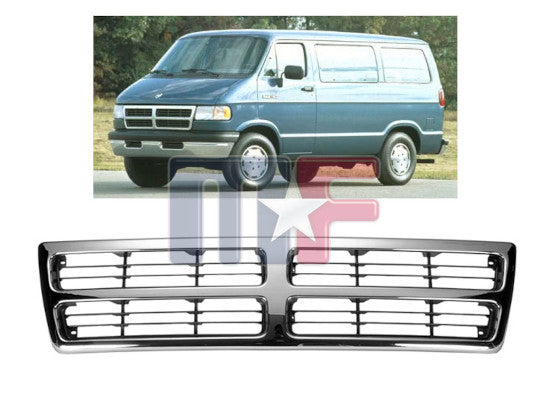 Grill Chrom/grau Dodge B-Series Van 94-97