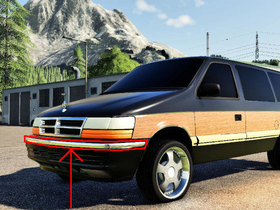 Zierleiste Chrom Stoßfänger Caravan/Voyager 91-95