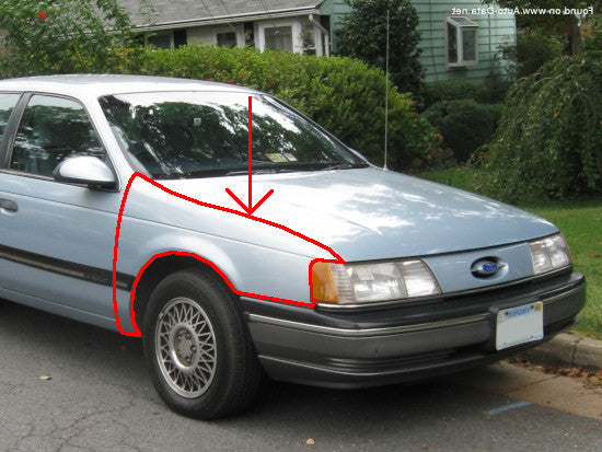 Kotflügel vorne rechts Ford Taurus 86-88