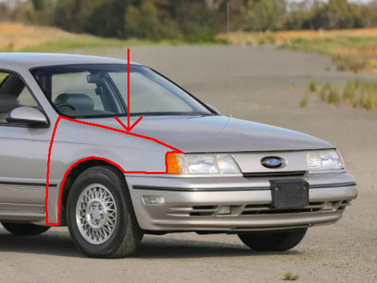 Kotflügel vorne rechts Ford Taurus 89-91