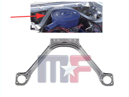 Domstrebe/Export Brace Mustang 64.5-70 Chrom
