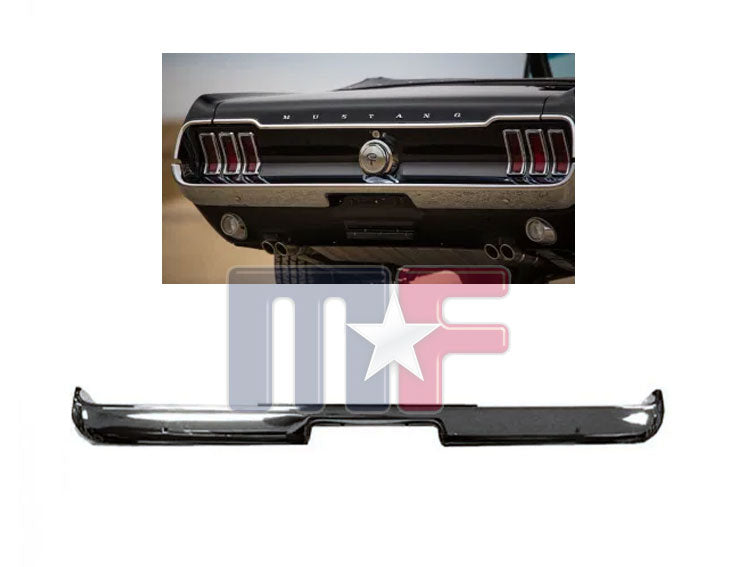 Chromstoßstange hinten Mustang 67/68