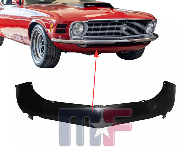Frontblech vorn unten für  Ford Mustang Bj.1970