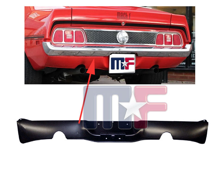 Heckblech unten für Ford Mustang Bj. 71-73