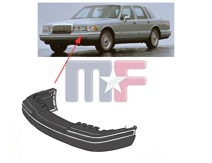 Stoßfänger vorn  für Lincoln Towncar Bj.1991-94