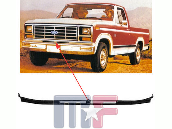 Frontblech Kühlergrill Ford F-Truck & Bronco 80-86