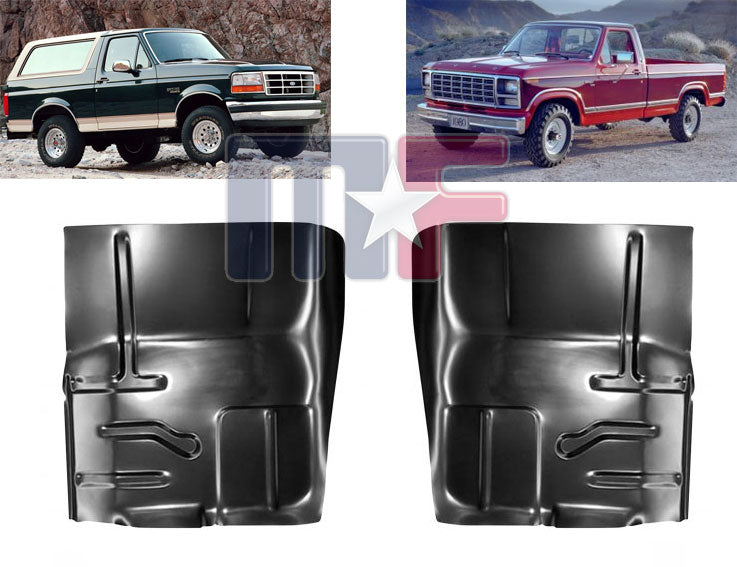 Reparaturblech Fußraum vorne rechts Ford F150-350 Pickup & Bronco Bj.1980-96