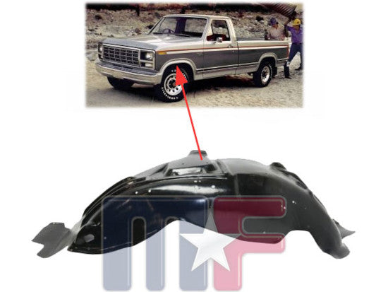 Innenkotflügel vorne links  Ford F-150-350 & Bronco 87-98