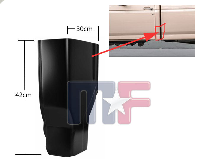 Kabinenecke Reparaturblech links 1987-98 Ford F-150 F-250 F-350 Pickup Karrosserieblech