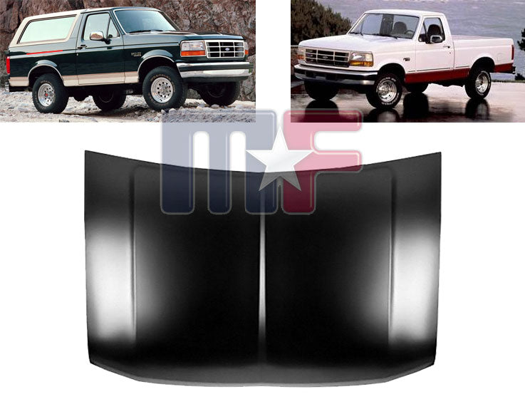 Fabrikneue Motorhaube für  Ford F150 & Bronco Bj.92-96