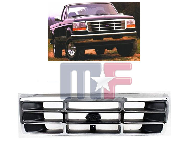 Kühlergrill 1992-98 Ford F-150 F-250 F-350 Pickup & Ford Bronco