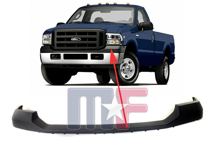 Schwarze Stoßfängeroberkante vorne für Ford F-250/350 Super Duty Bj.2005-07