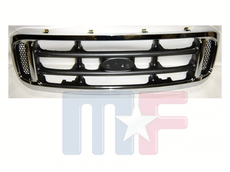 Grill Chrom/silber/schwarz Ford Super Duty Pickup 99-04