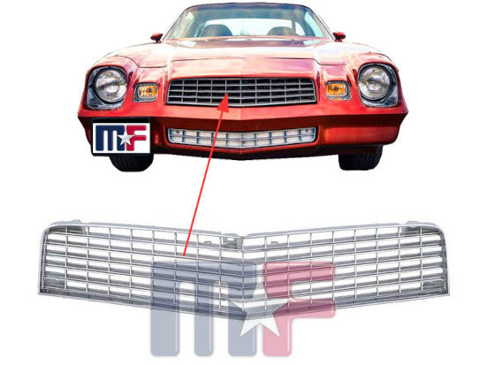 Kühlergrill verchromt Chevrolet Camaro Basis 80-81
