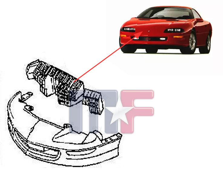 Stoßfängerverstärkung vorn  für Chevrolet Camaro Bj.1993-97