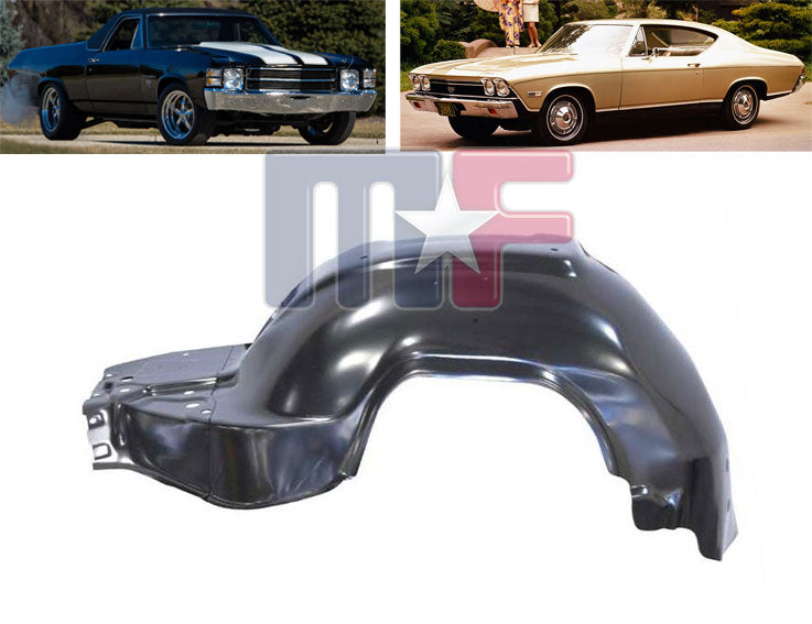 Innenkotflügel / Radhaus vorne rechts für  Chevrolet Chevelle /El Camino / Malibu Bj.1968-72