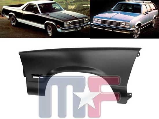 Kotflügel links  Chevrolet Malibu Bj.82-83 & El Camino Bj.82-87