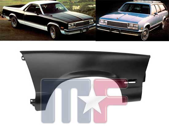 Kotflügel rechts  Chevrolet Malibu Bj.82-83 & El Camino Bj.82-87