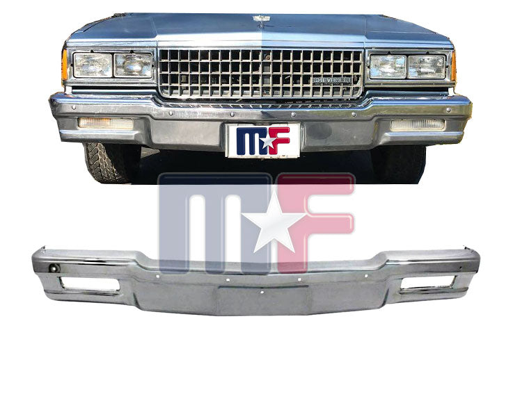Verchromter Stoßfänger vorne für Chevrolet Caprice / Impala Bj.80-85