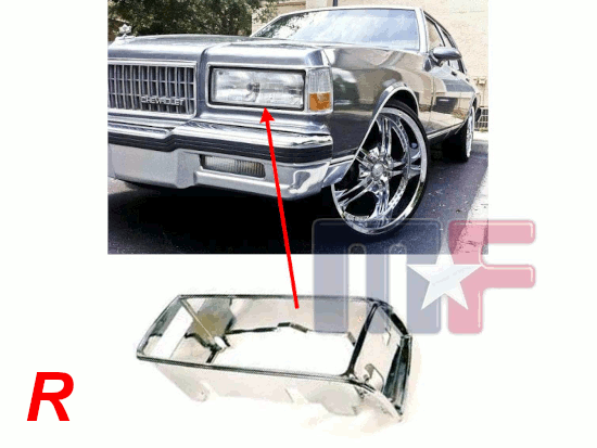 Lampenrahmen Chevrolet Caprice 87-90 rechts