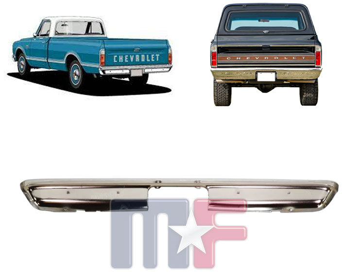 Stoßfänger hinten für  Chevrolet/GMC C/K Fleetside Pickup Bj.67-72  & Chevrolet/GMC Blazer/Suburban/Jimmy Bj.67-72