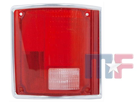 Rückleuchtenglas m/Chrom Trim GM C/K 73-87 SUV 73-91 links