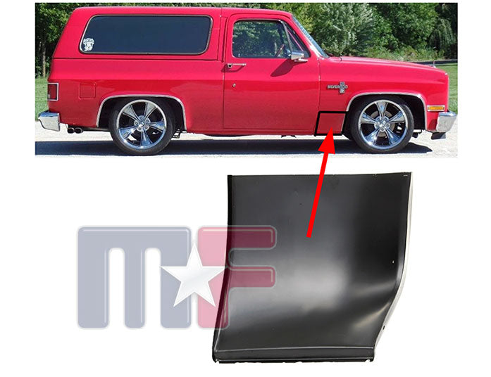 Reparaturblech für Chevrolet Trucks links Bj. 73-91