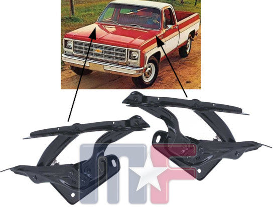 Haubenscharnier rechts Chevrolet/GMC Trucks 73-80