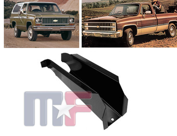 Reparaturblech Hilfsrahmen der Kabine zum übersetzen  für Chevrolet Trucks Bj. 73-91