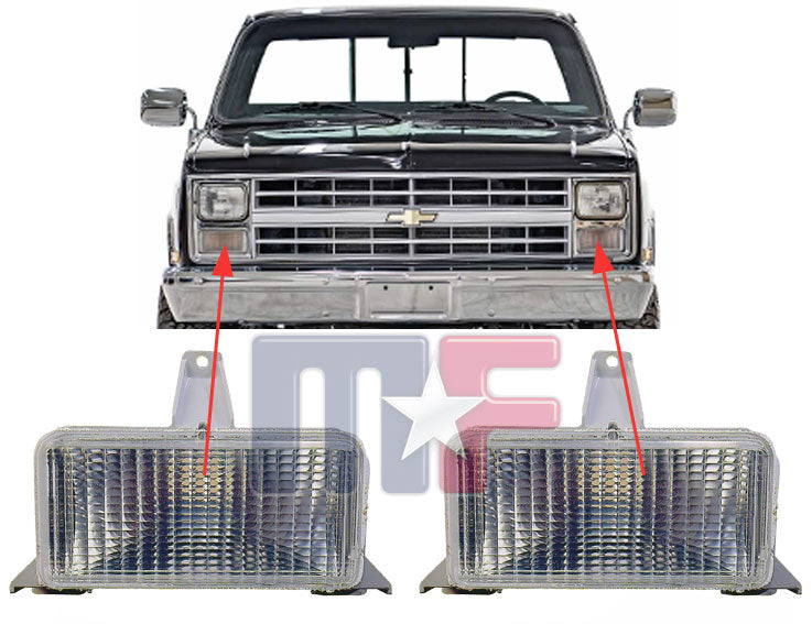 Blinkleuchte/Standlichtleuchte vorne  Chevrolet / GMC Trucks Bj.84-88