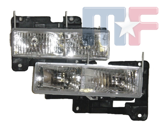 Scheinwerferpaar Klarglas GM C/K Pickup/SUV 88-98*