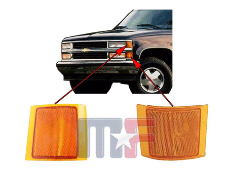 Seitenblinker Chevrolet C/K 94-99 oben rechts