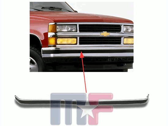 Stoßstangenschutzleiste GM C/K Pickup/SUV 88-98/92-99* vorne