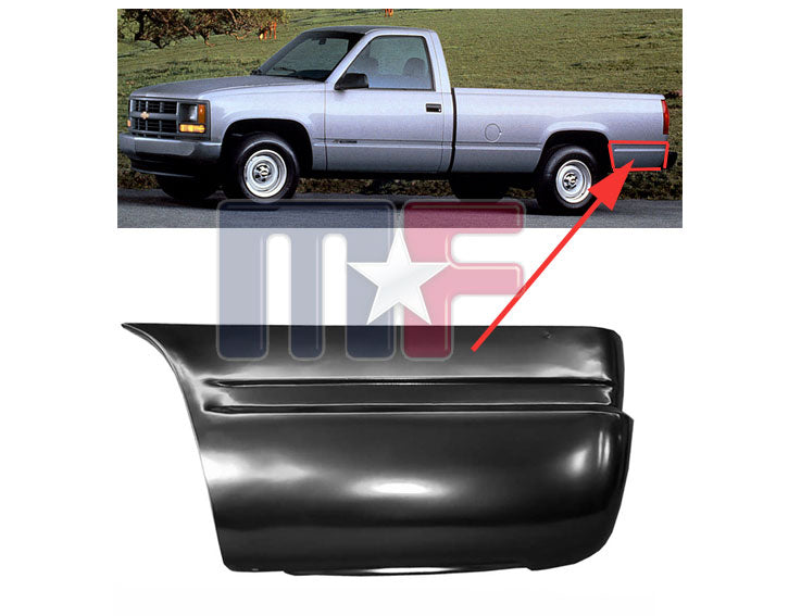 Reparaturblech Endspitze links Chevrolet/GMC C/K1500-3500 Pickup long bed Bj.88-98