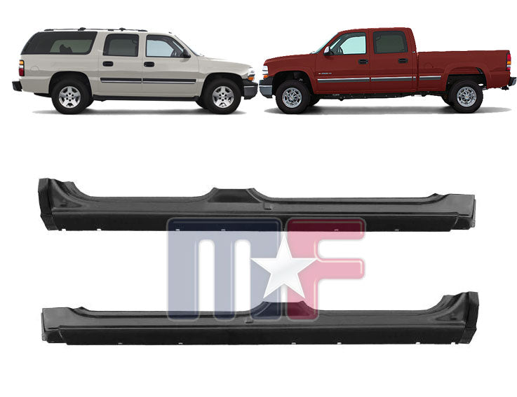 Türschwellerblech rechts OE-Style für  Chevrolet Silverado / GMC Sierra Crew Cab Bj.1999-06  & Chevrolet Suburban / GMC Yukon XL Bj.2000-06