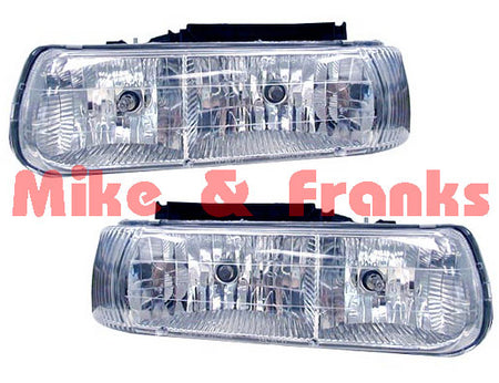 Scheinwerferpaar Klarglas Silverado 99-02 & Tahoe/Suburban 00-06