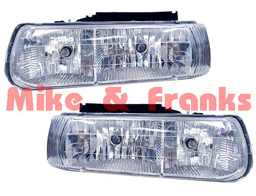 Scheinwerferpaar Klarglas Silverado 99-02 & Tahoe/Suburban 00-06
