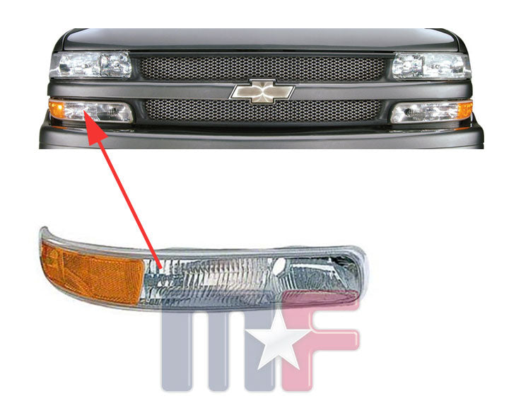 Blinklicht/Standlicht rechts für  Chevrolet Silverado / Tahoe / Suburban Bj.99-06