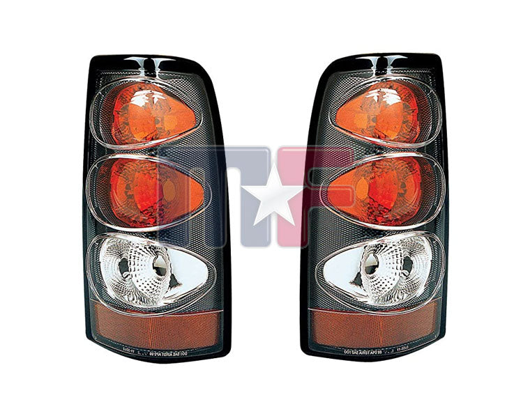 Zubehör US-Rückleuchtenset in schwarz für  Chevrolet Silverado & GMC Sierra Pickups Bj.99-02